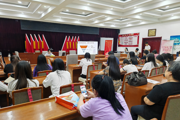 “健康天津 幸福女性”健康科普课走进静海区静海镇