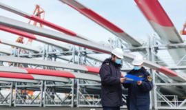 天津海关助力口岸“最长叶片”出运德国