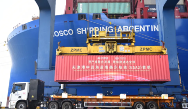 天津港开通京津冀地区首条直航南美洲东海岸集装箱新航线